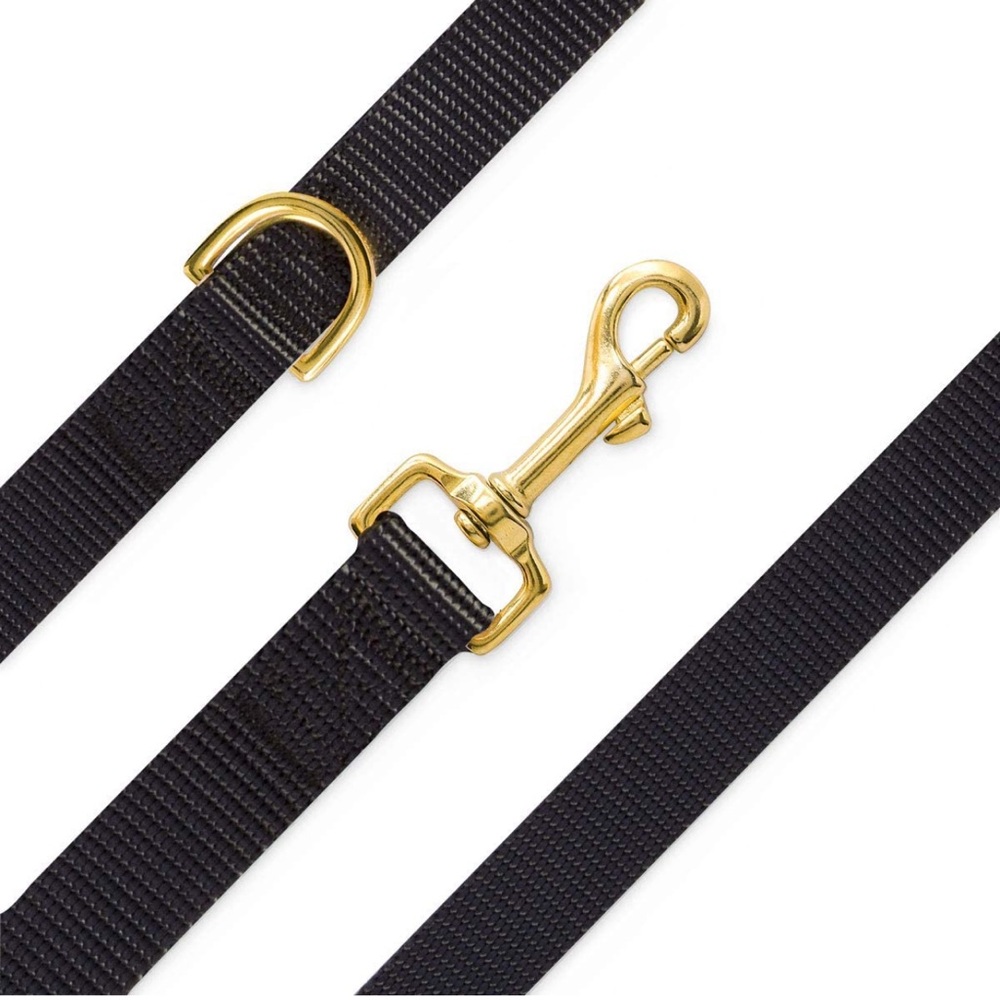 (3 for $15) Black and Gold dog leash